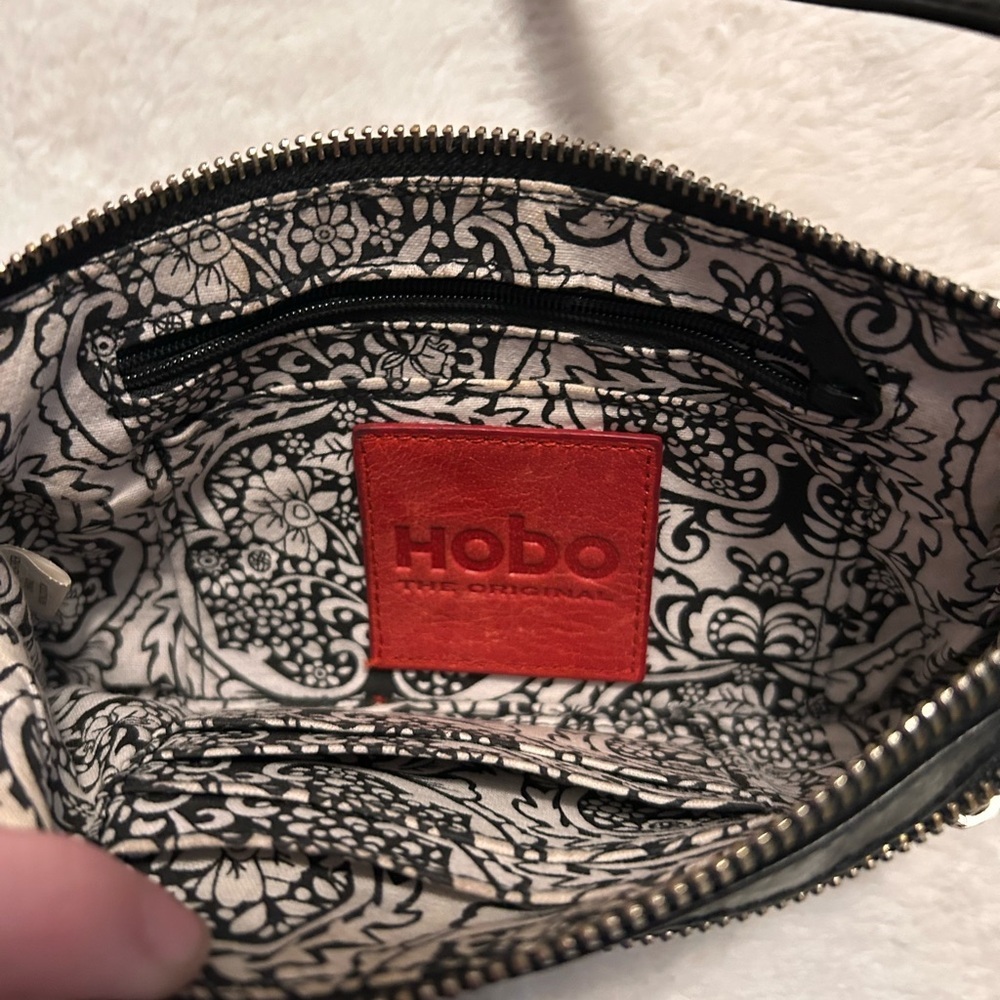Vintage Hobo crossbody convertible Black Leather bag - Picture 3 of 10